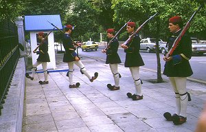 Wachablösung der Evzonen