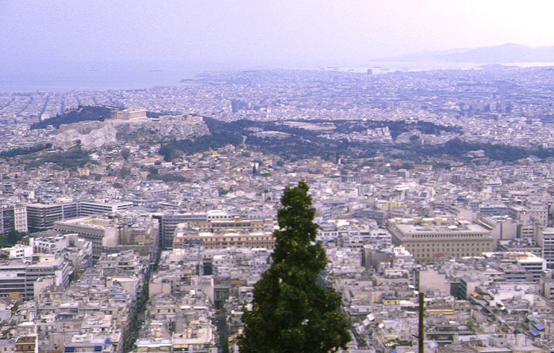 Athen - Aussicht vom Lykabettos-Hügel