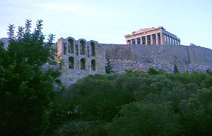 Die Akropolis in Athen