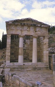 Delphi - Schatzhaus der Athener