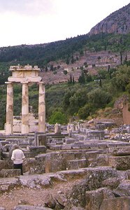 Der Tholos in Delphi